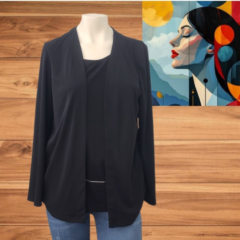 Vintage Lois Snyder‎ Dani Max Women's Jacket  Black Sz 10